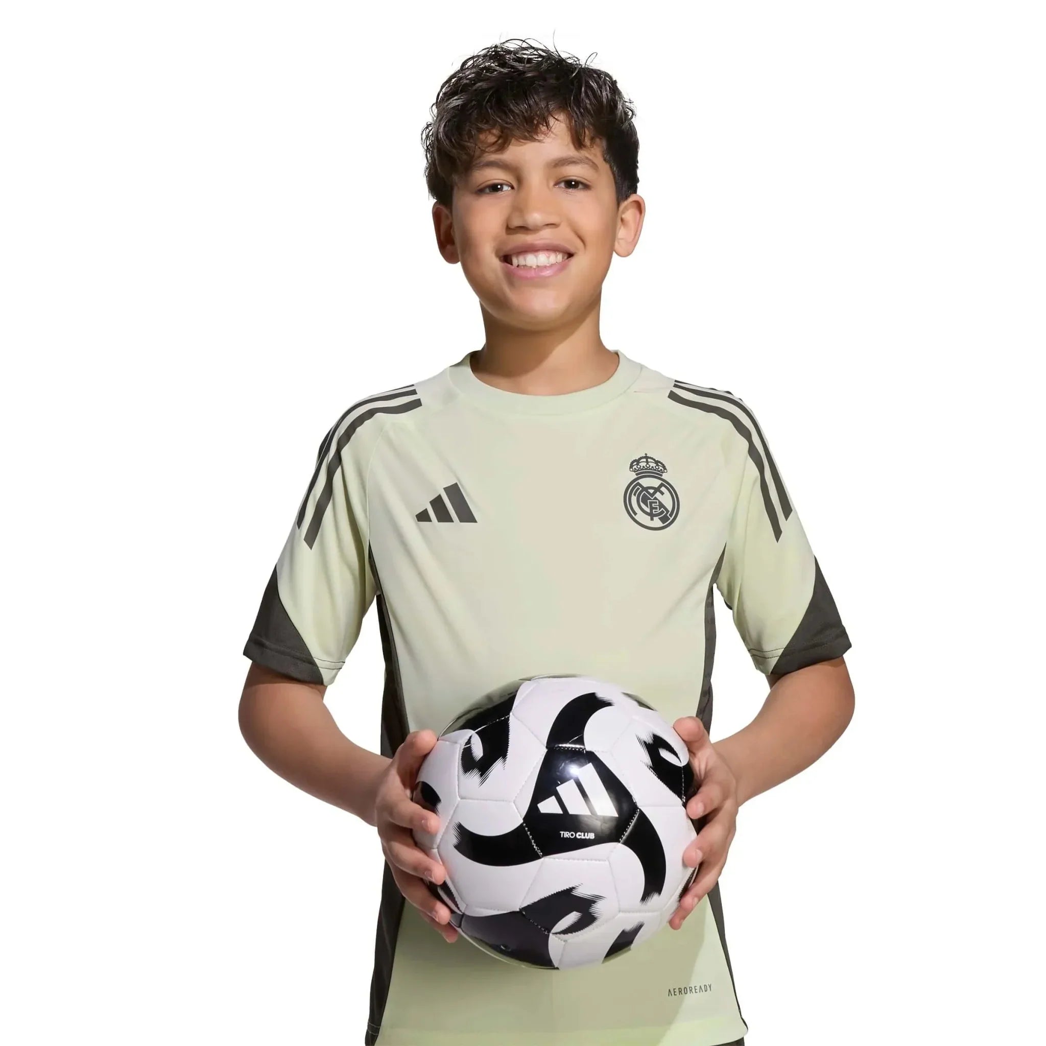Maillot de football d'entraînement pour jeunes du Real Madrid 2025-26