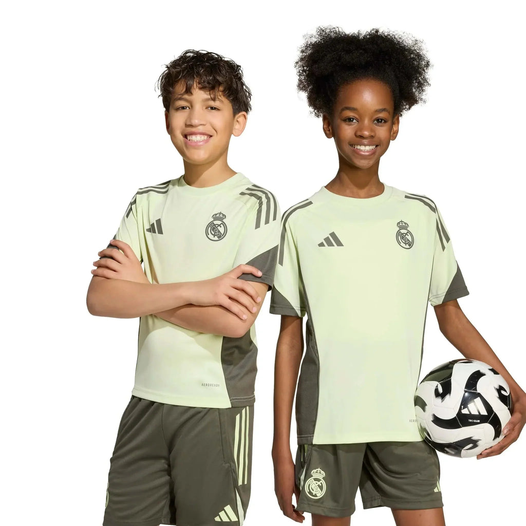 Maillot de football d'entraînement pour jeunes du Real Madrid 2025-26