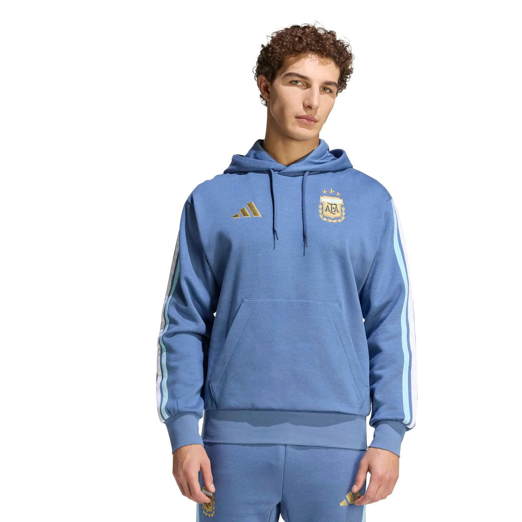 Sweat à capuche en polaire DNA Argentine 2026 pour homme