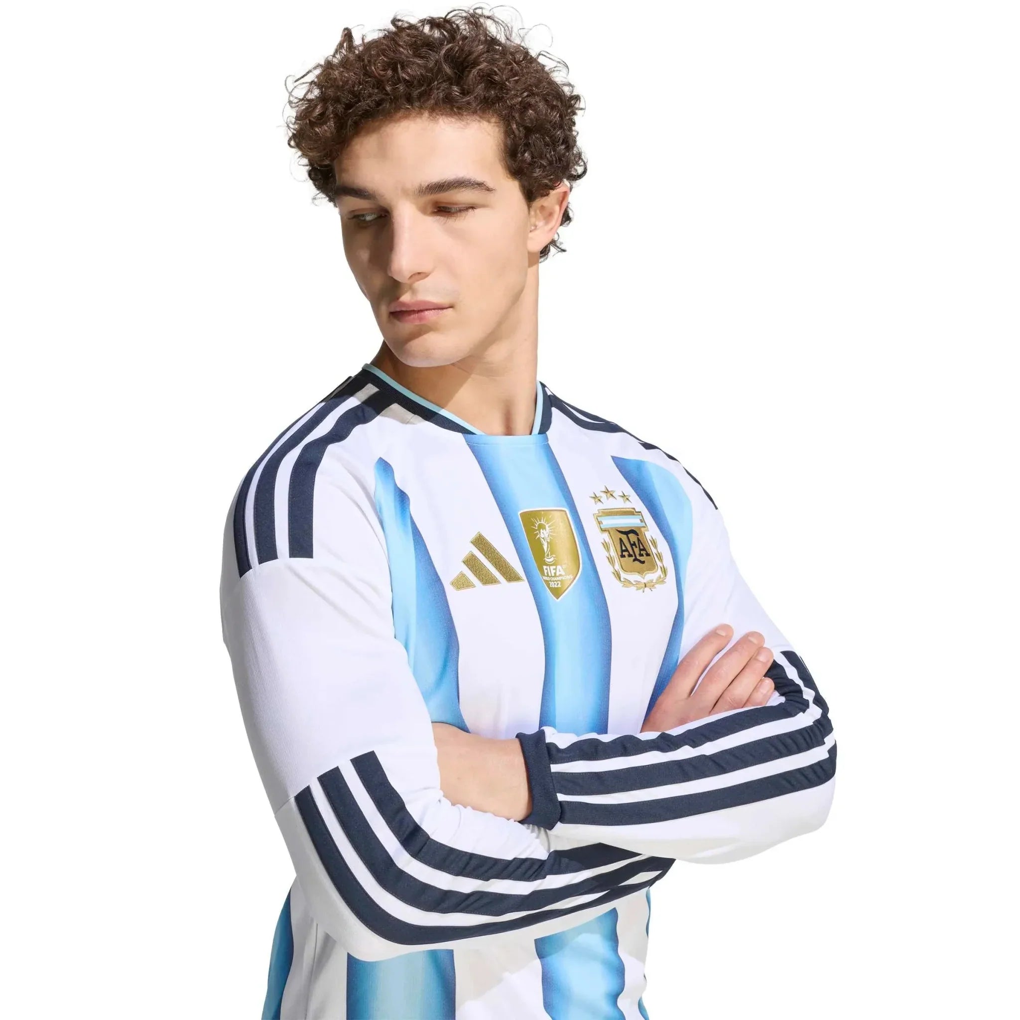 Argentina 2026 Men's Stadium Home Long-Sleeve Soccer Jersey