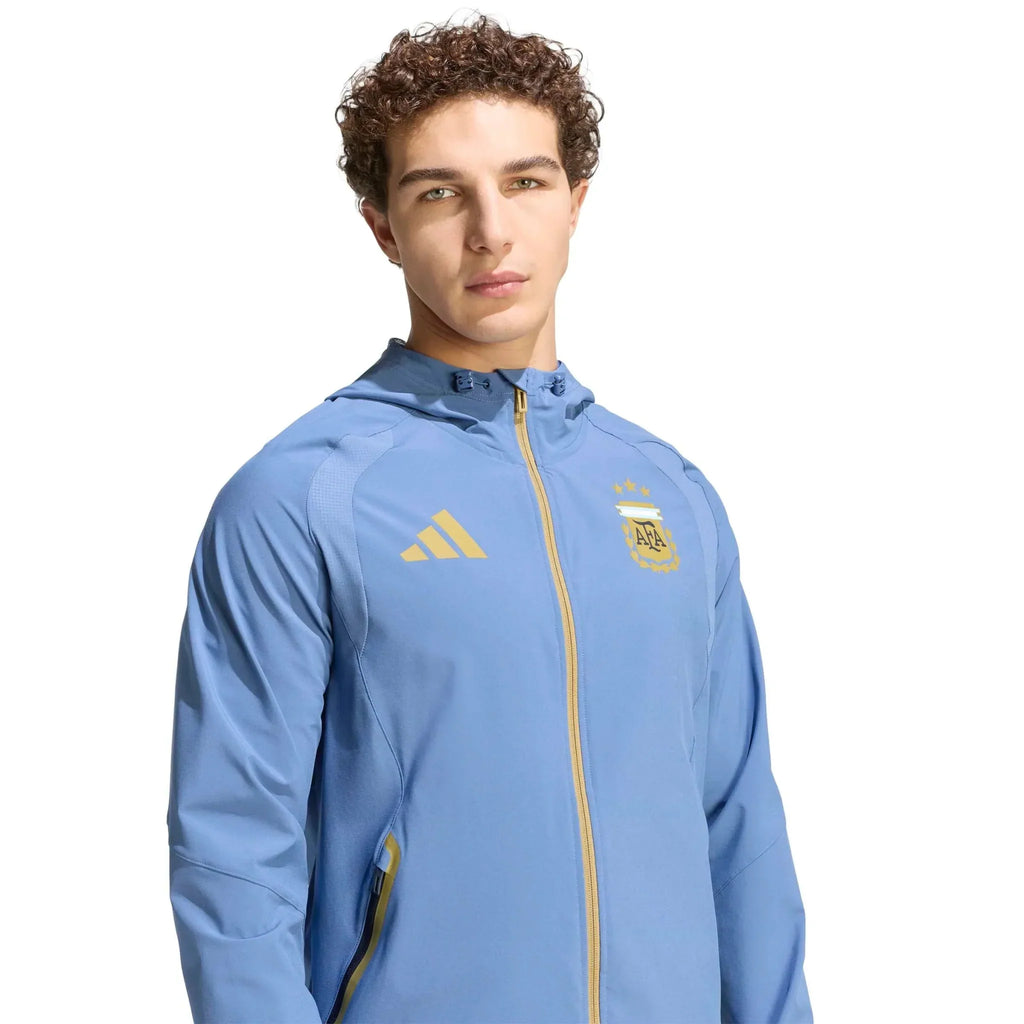 Argentina 2026 Men's Tiro Travel Full Zip Windbreaker
