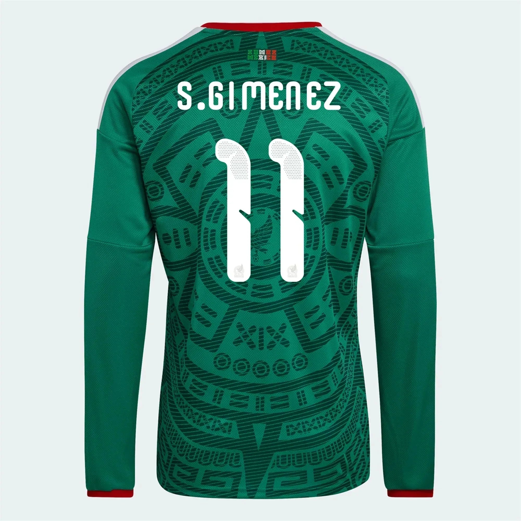 Mexico 2026 Men's Stadium Home Long-Sleeve Soccer Jersey