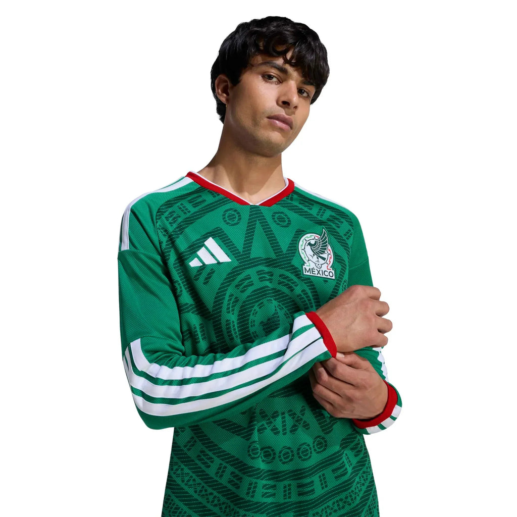 Mexico 2026 Men's Stadium Home Long-Sleeve Soccer Jersey