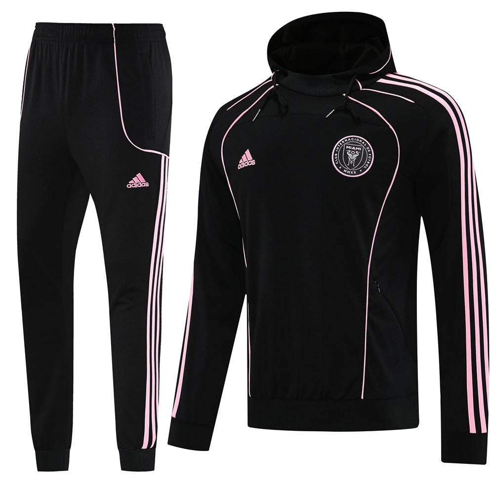 INTER Miami Hoodie JACKET SUIT BLACK 2025/26