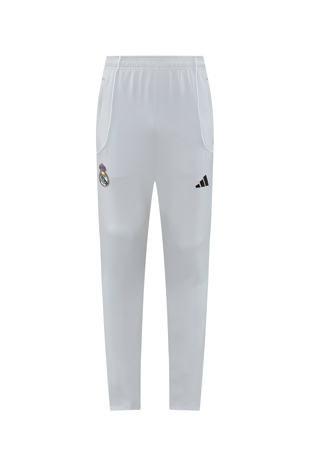 Survêtement veste blanche et grise d'avant-match Real Madrid
