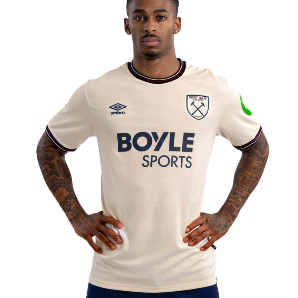 Maillot domicile extérieur West Ham 2025/26