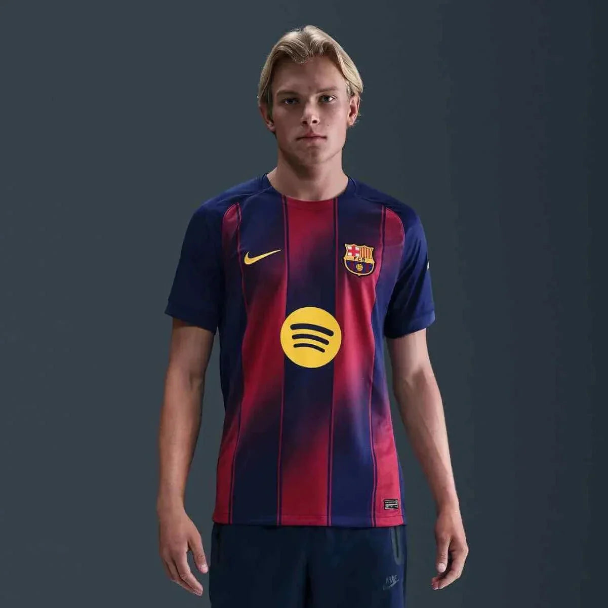 Barcelona 2025-26 Men's Stadium Home Soccer Jersey