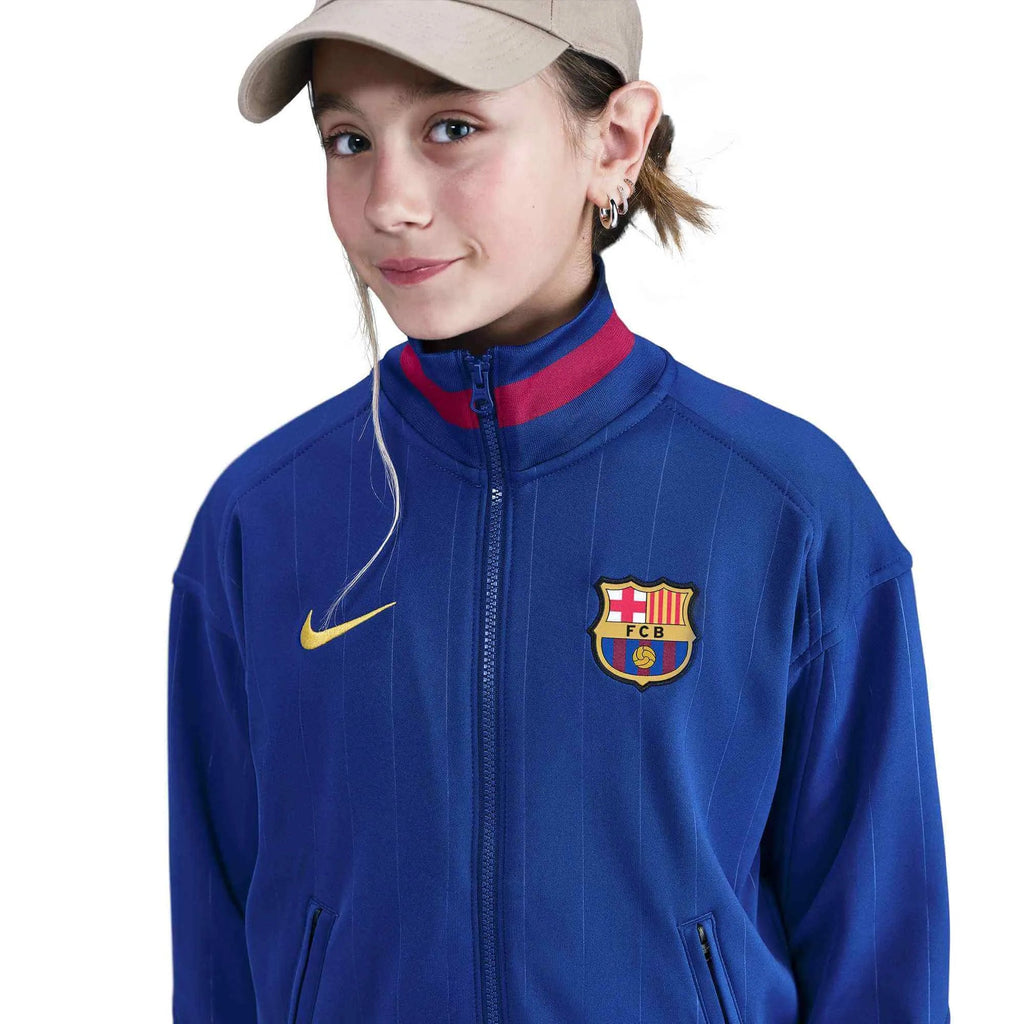 Barcelona 2025-26 Youth Academy Pro Anthem Jacket