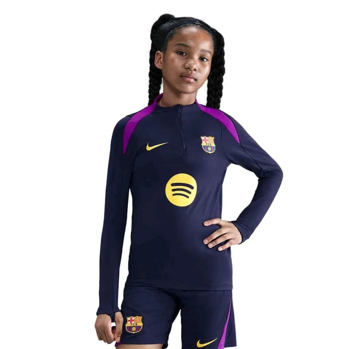 Barcelona 2025-26 Youth DF Strike Drill Top