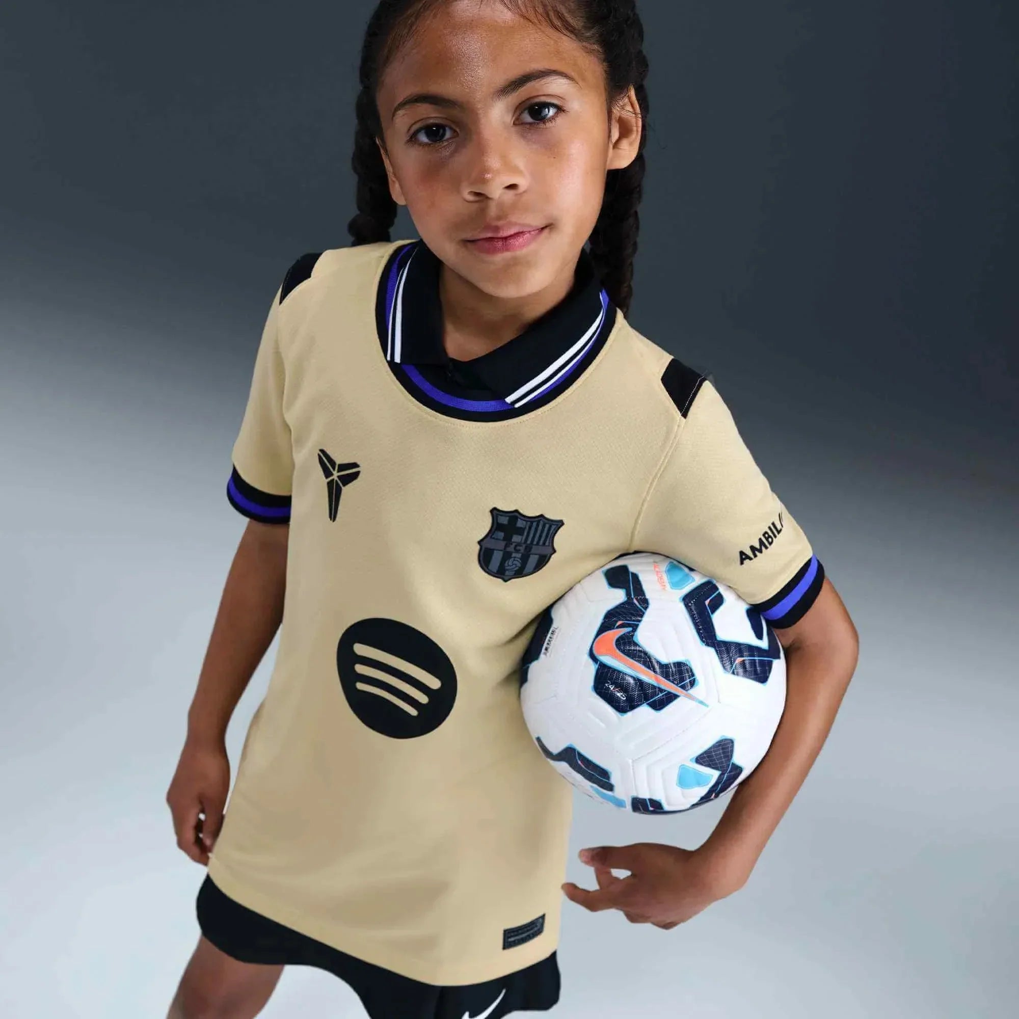 Barcelona 2025-26 Youth Stadium Away Soccer Jersey