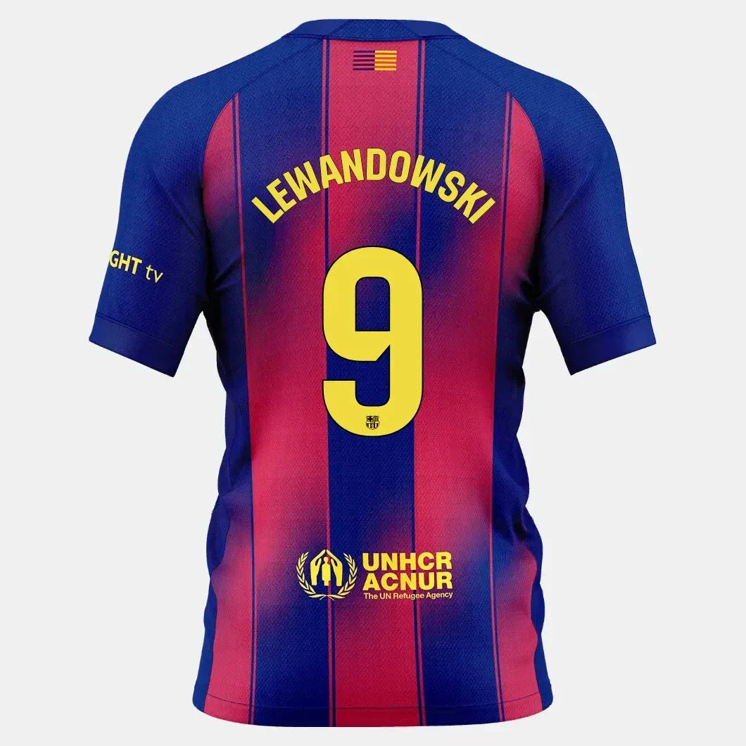 Maillot de foot domicile Barcelone 2025-26 pour jeune du stade