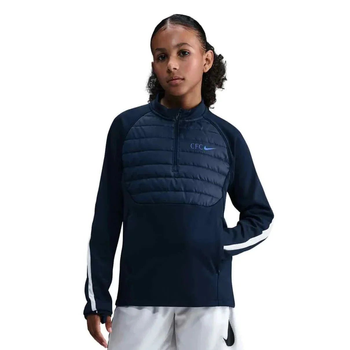 Chelsea 2025-26 Youth Academy Winter Warrior Drill Top