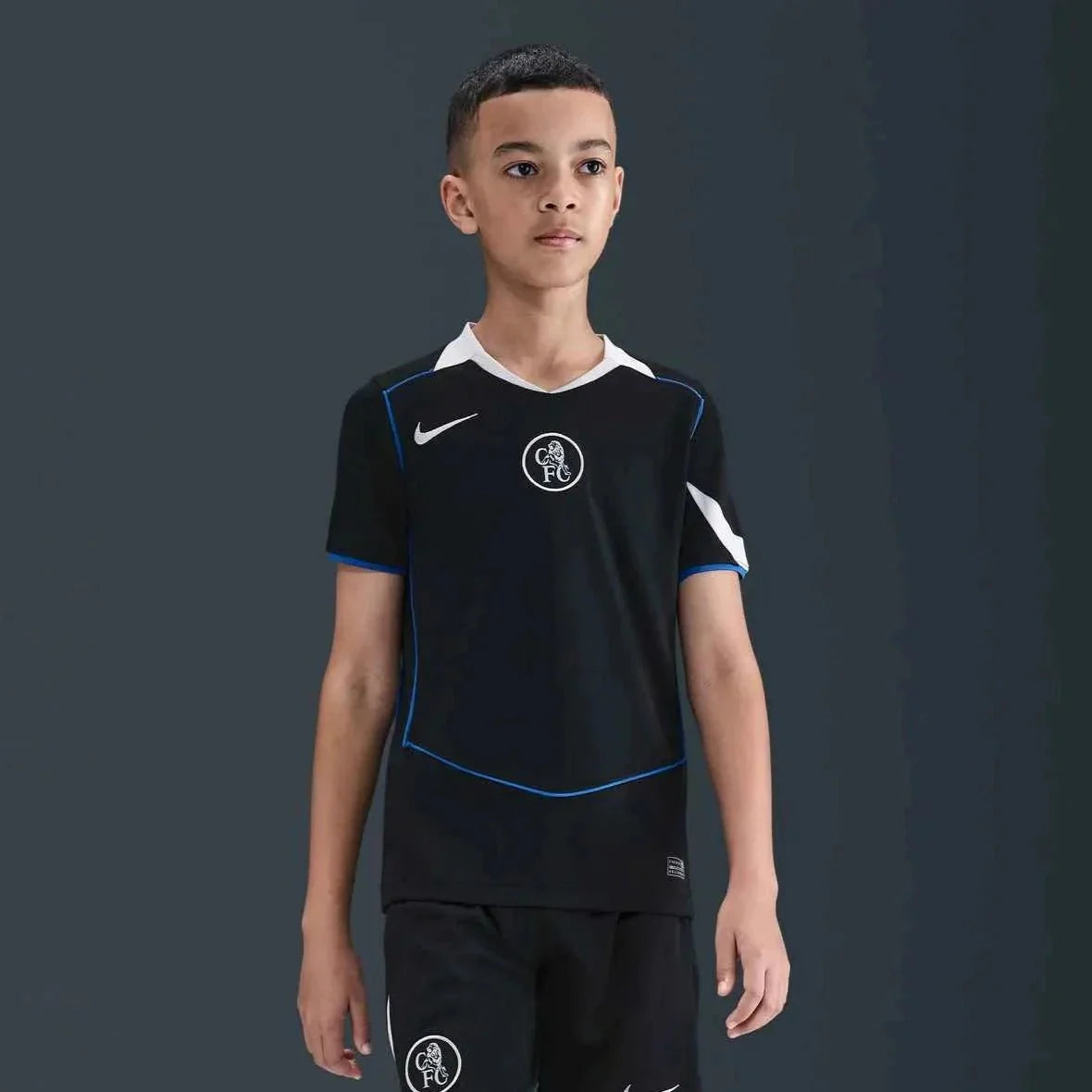 Chelsea 2025-26 Youth Stadium Third Soccer Jersey