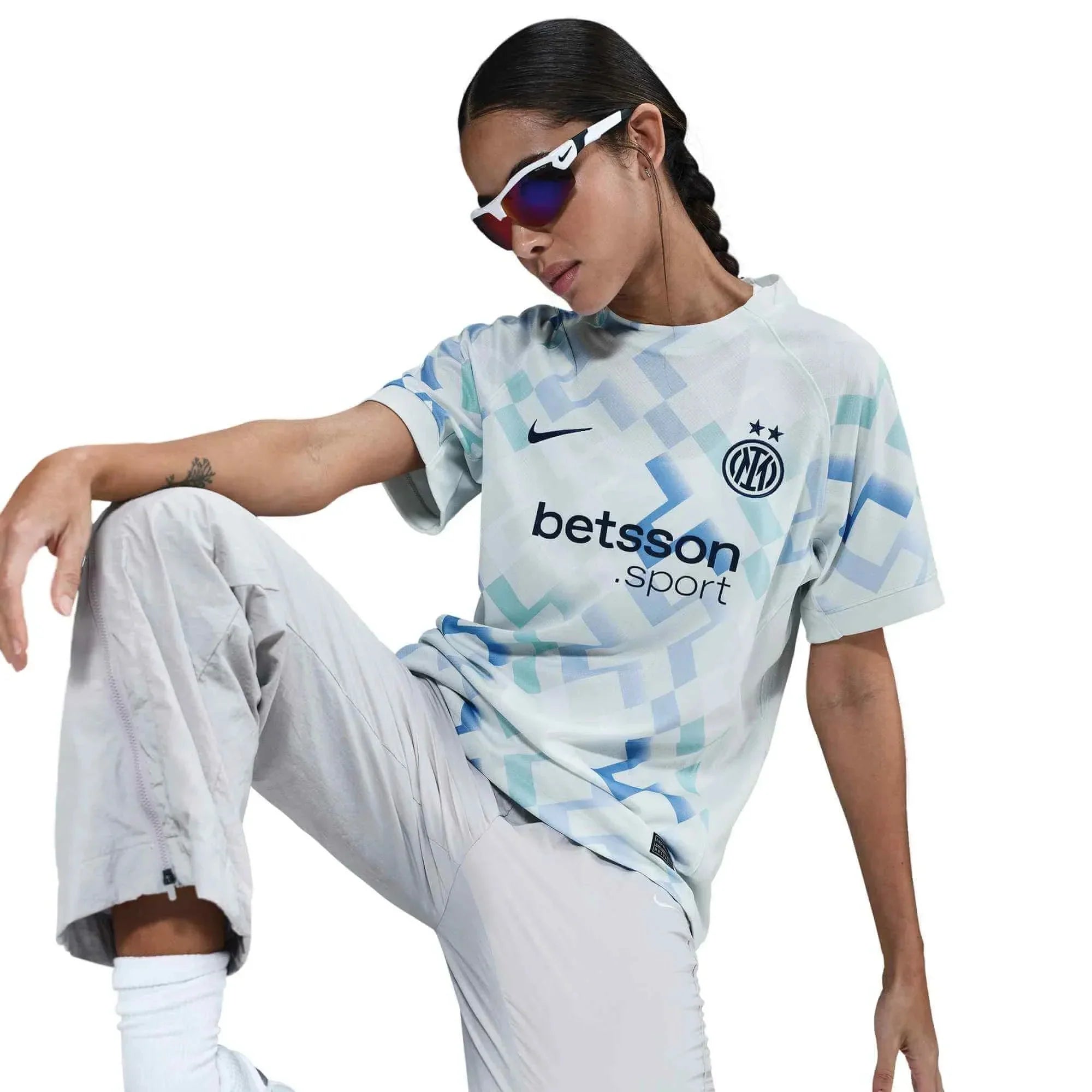 Inter Milan 2025-26 Women's Stadium Away Soccer Jersey