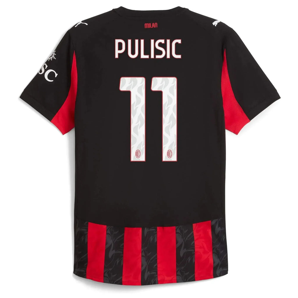 AC Milan 2025-26 Men's Home Soccer Jersey