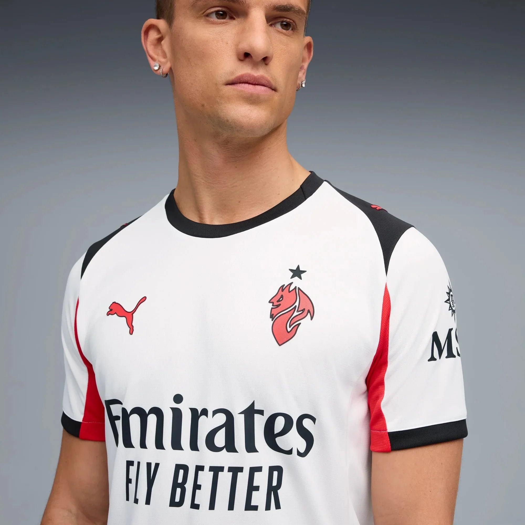 AC Milan 2025-26 Men's Stadium Away Soccer Jersey