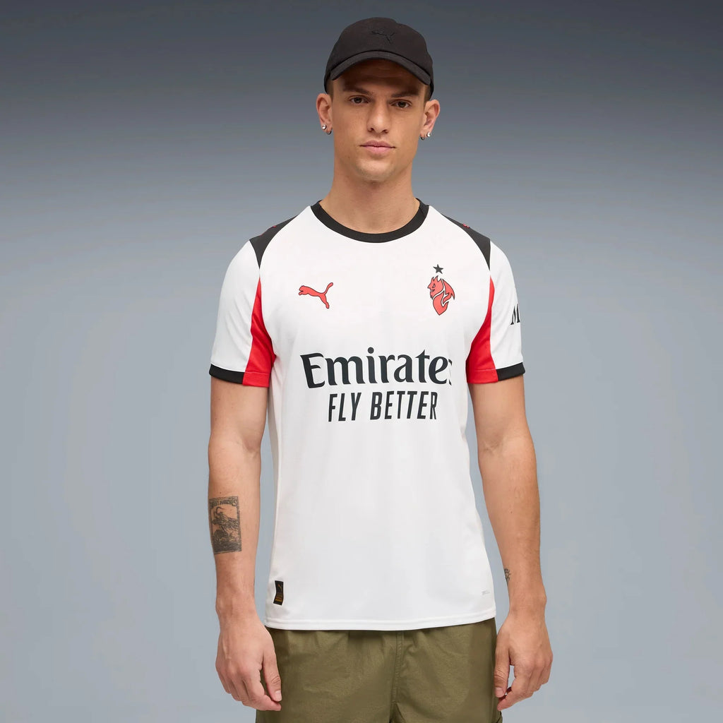 AC Milan 2025-26 Men's Stadium Away Soccer Jersey