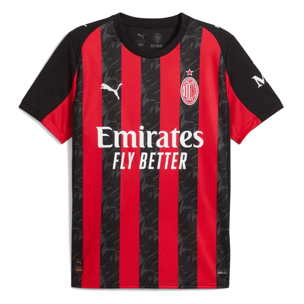 AC Milan 2025-26 Men's Stadium Home Soccer Jersey