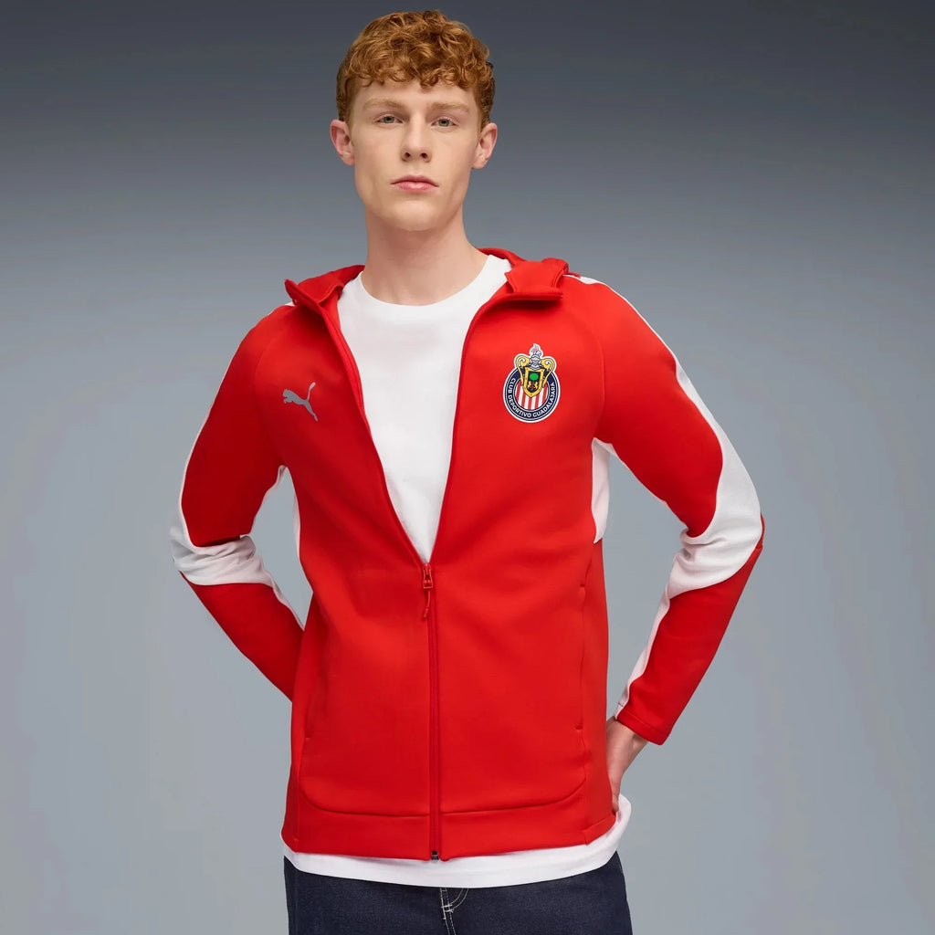 Veste à capuche Chivas 2025-26 Evostripe pour homme