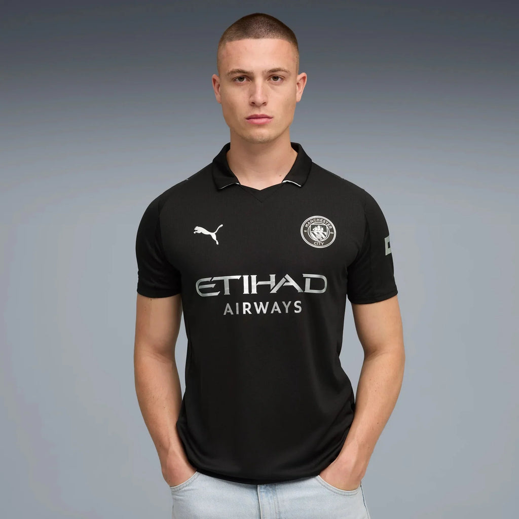 Manchester City 2025-26 Men's Stadium Away Soccer Jersey
