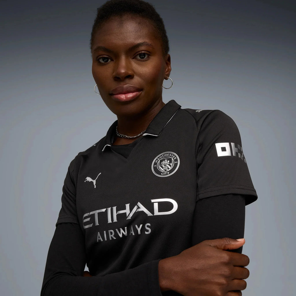 Manchester City 2025-26 Women's Stadium Away Soccer Jersey