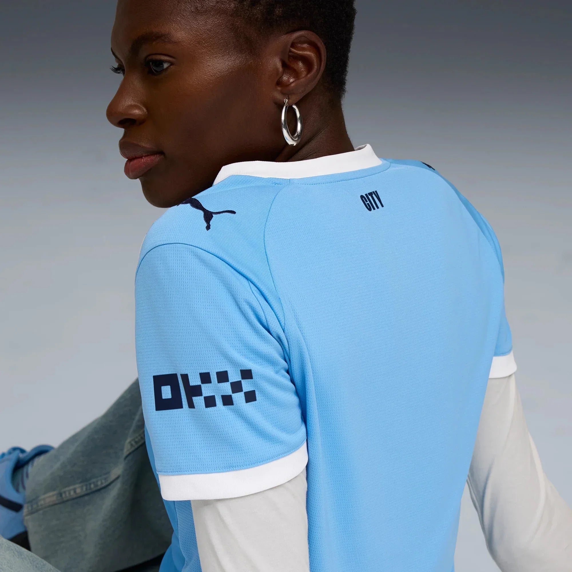 Manchester City 2025-26 Women's Stadium Home Soccer Jersey