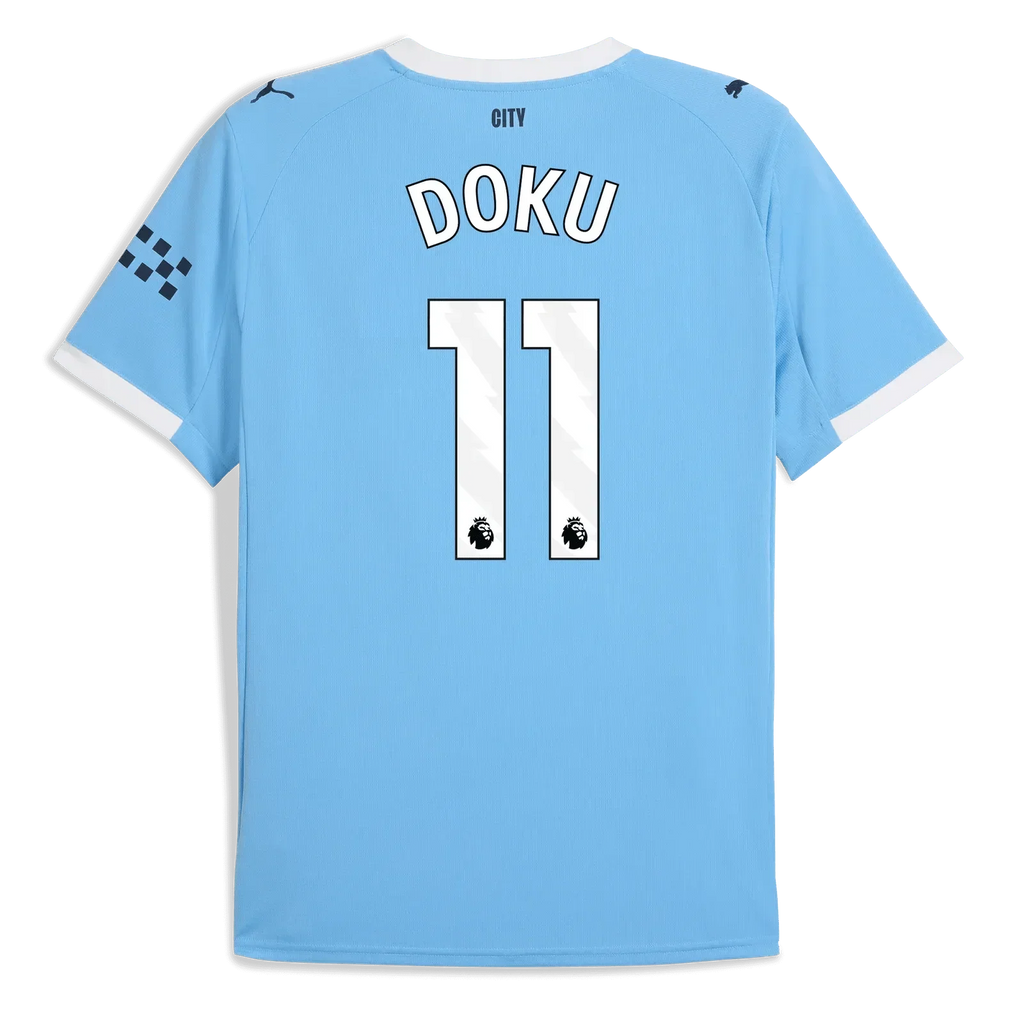 Manchester City 2025-26 Men's Stadium Home Soccer Jersey
