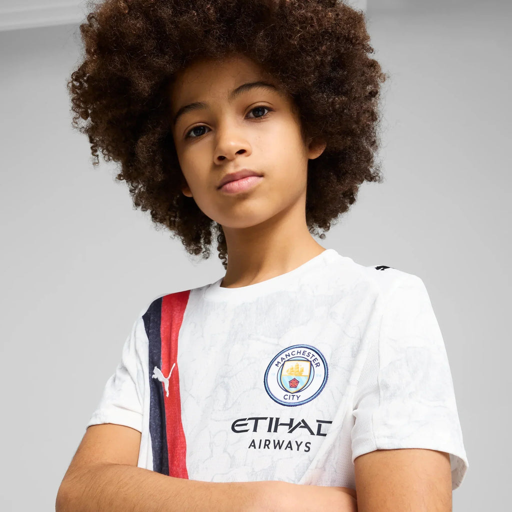 Manchester City 2025 Youth Club World Cup KidSuper Stadium Soccer Jersey