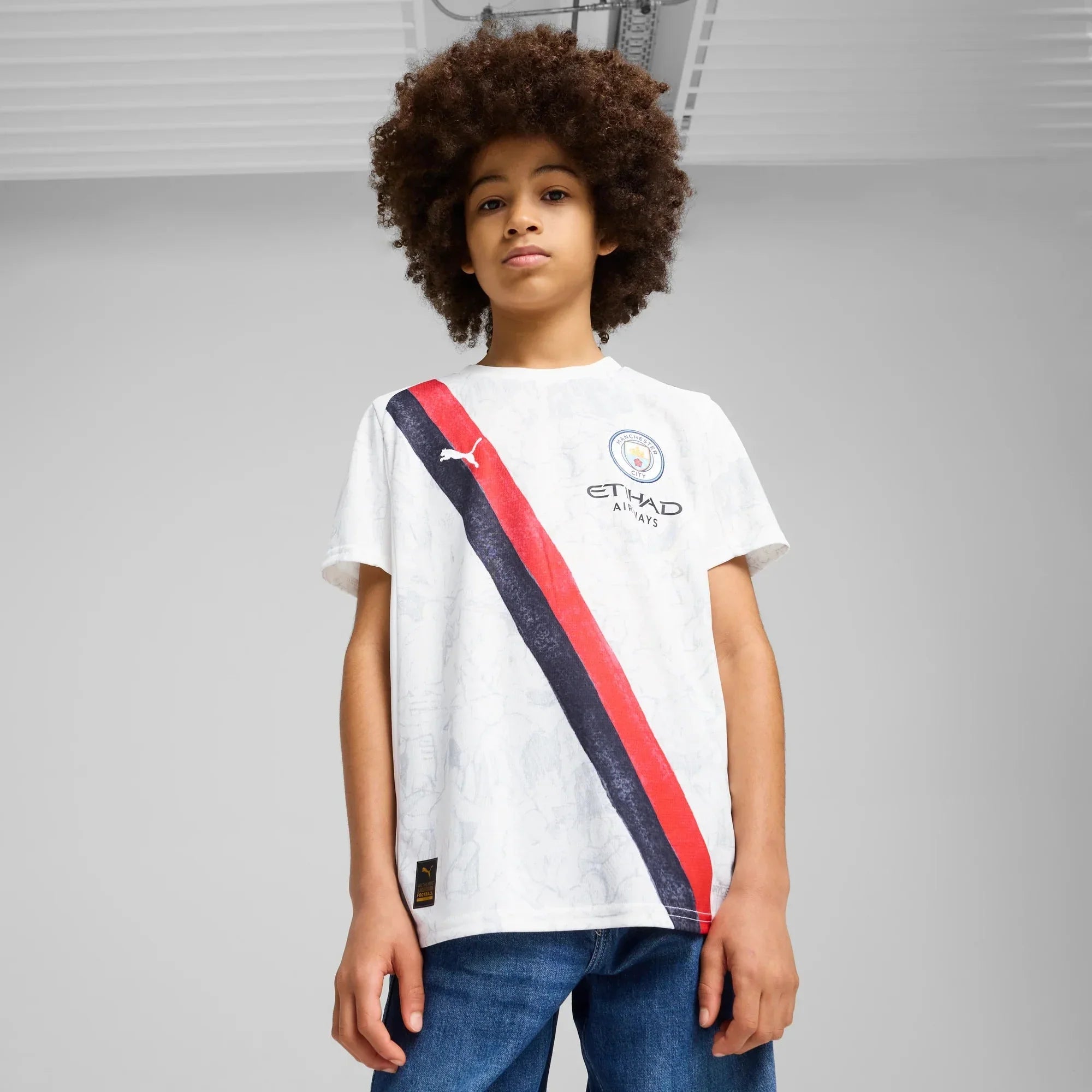 Manchester City 2025 Youth Club World Cup KidSuper Stadium Soccer Jersey