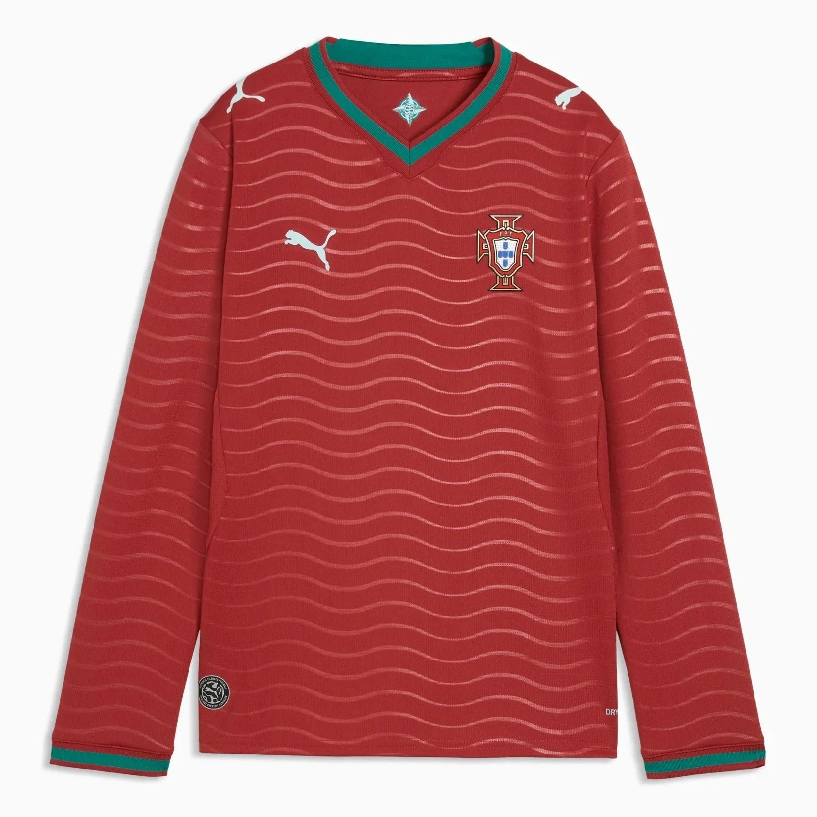 Portugal 2026 Youth Stadium Home Long-Sleeve Jersey