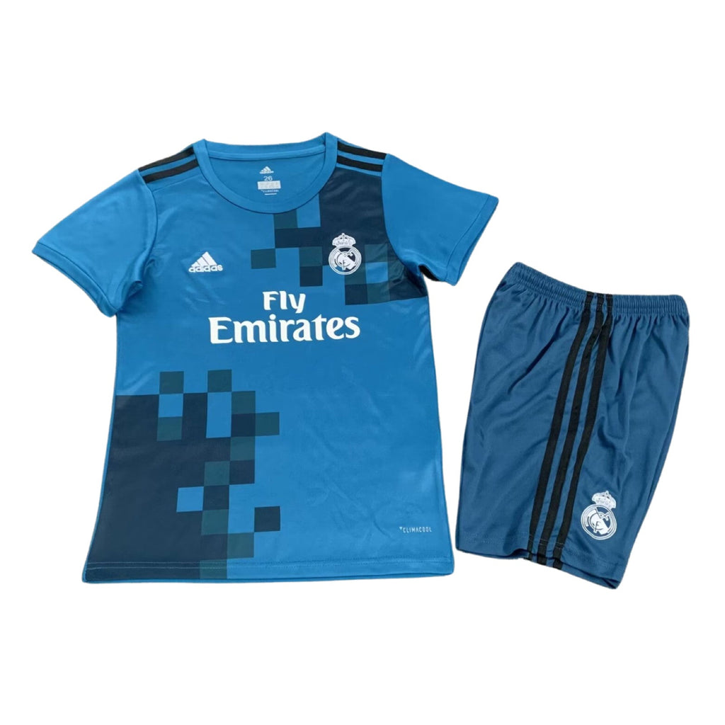 Ensemble Enfant Real Madrid Troisième Maillot Classique 2017/18 avec Ronaldo 7