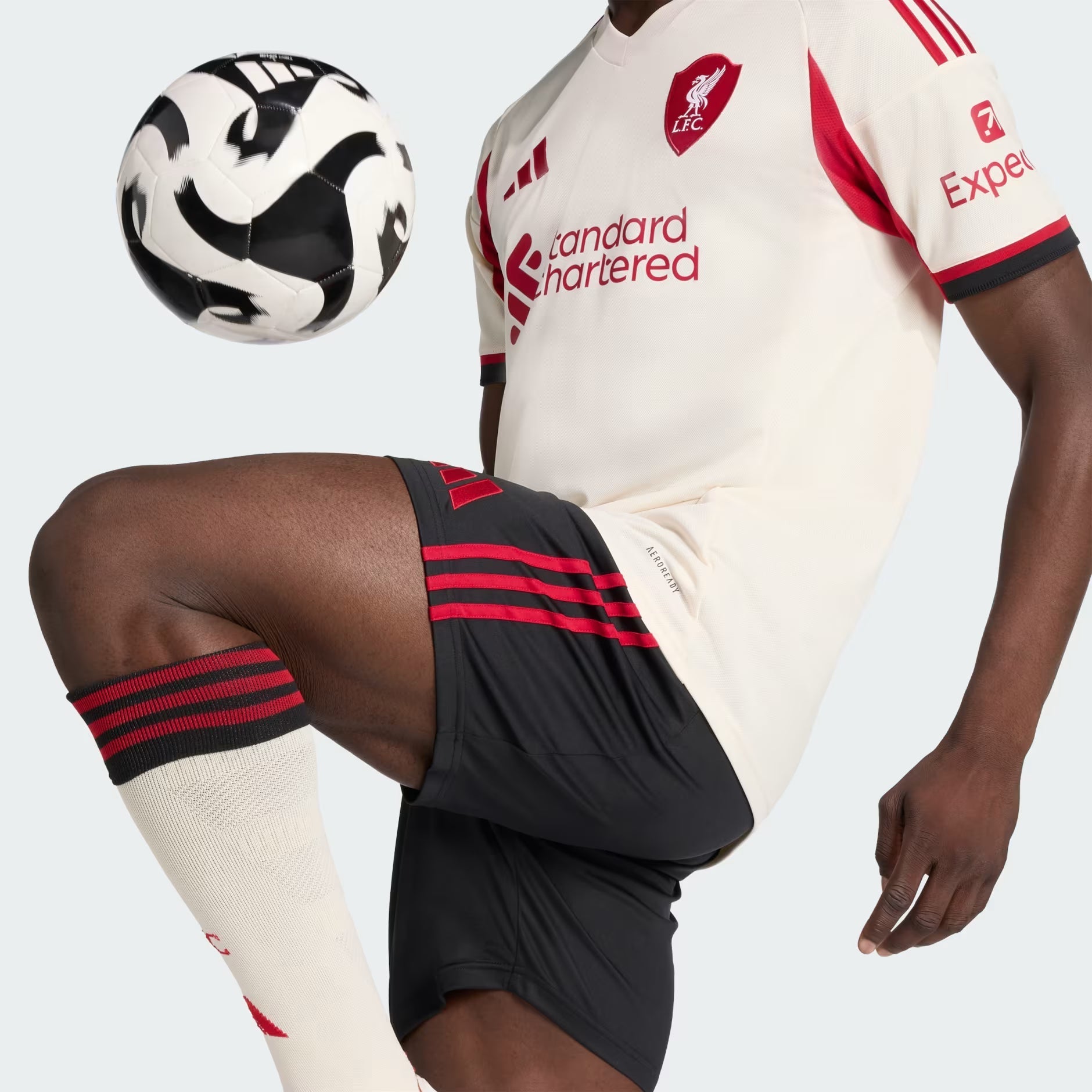 Maillot court extérieur Liverpool 2025/26